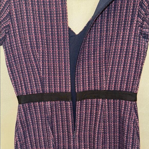 LOFT Violet Tweed Cap Sleeve Mini Dress - Picture 6 of 7